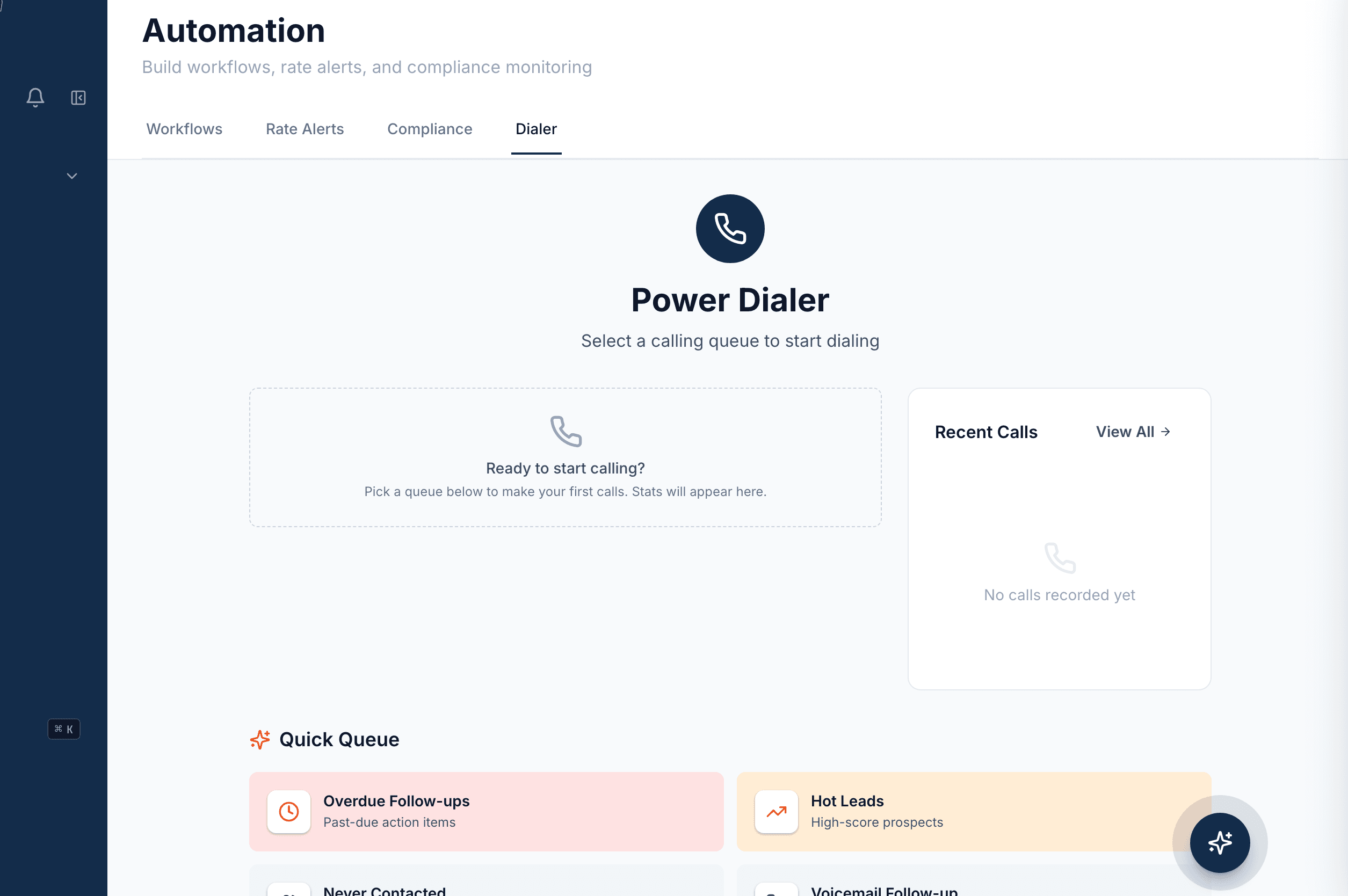 ChosenCRM Power Dialer — 3-line simultaneous dialing for loan officers