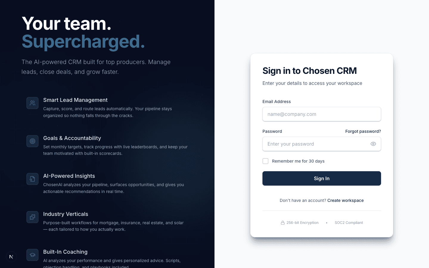 ChosenCRM real estate pipeline